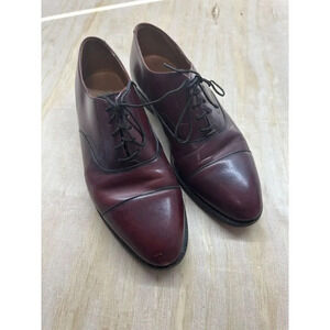 Cole Haan Men’s Dress Shoes Size 10 Cognac Brown Lace Up‎